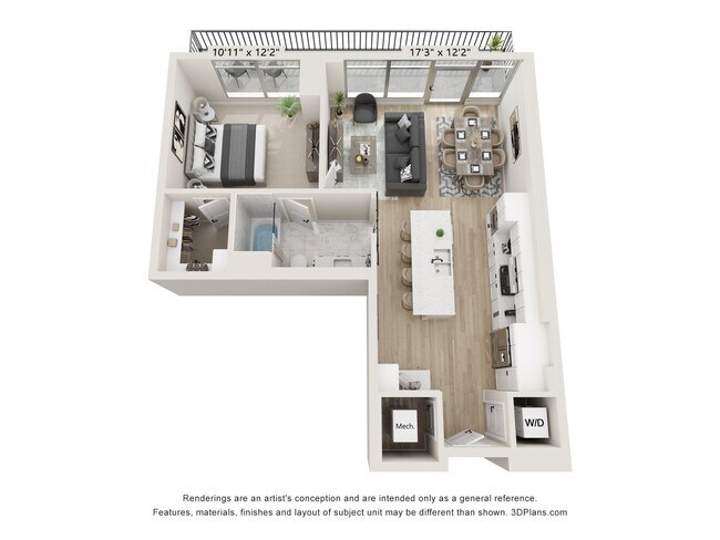 Unit 1703 1803 floor plan